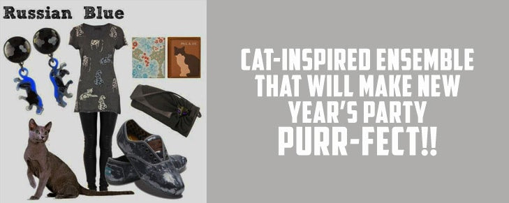 One Cat-Inspired Ensemble That Will Make New Year’s Party Purr-Fect