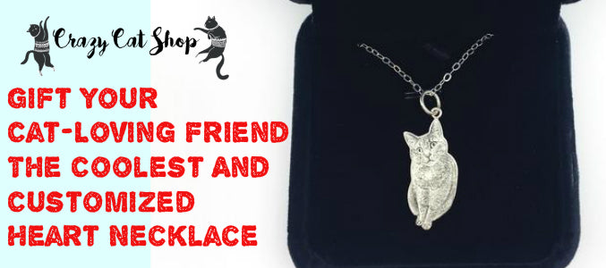 Gift Your Cat-Loving Friend The Coolest And Customized Heart Necklace