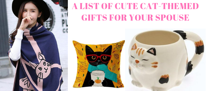 A List Of Cute Cat-Themed Gifts For Your Spouse