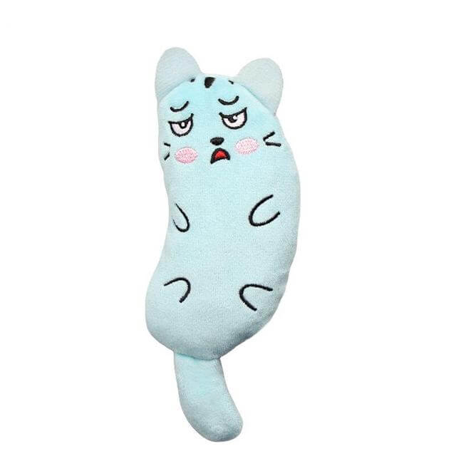 Squeaking Plush Chew Toy with Catnip