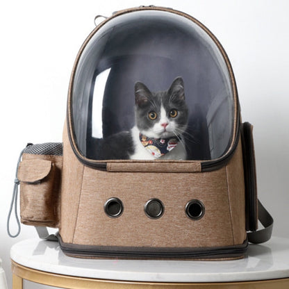 Crazy Cat Space Capsule Carrier Backpack