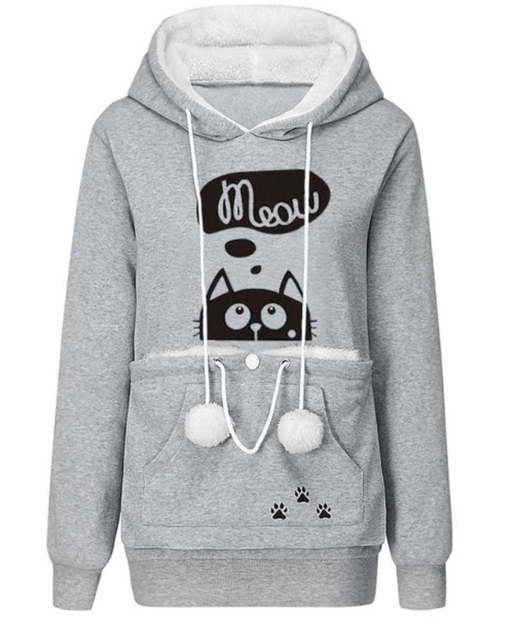 Carry-Me-Everywhere Cat Pouch Hoodie