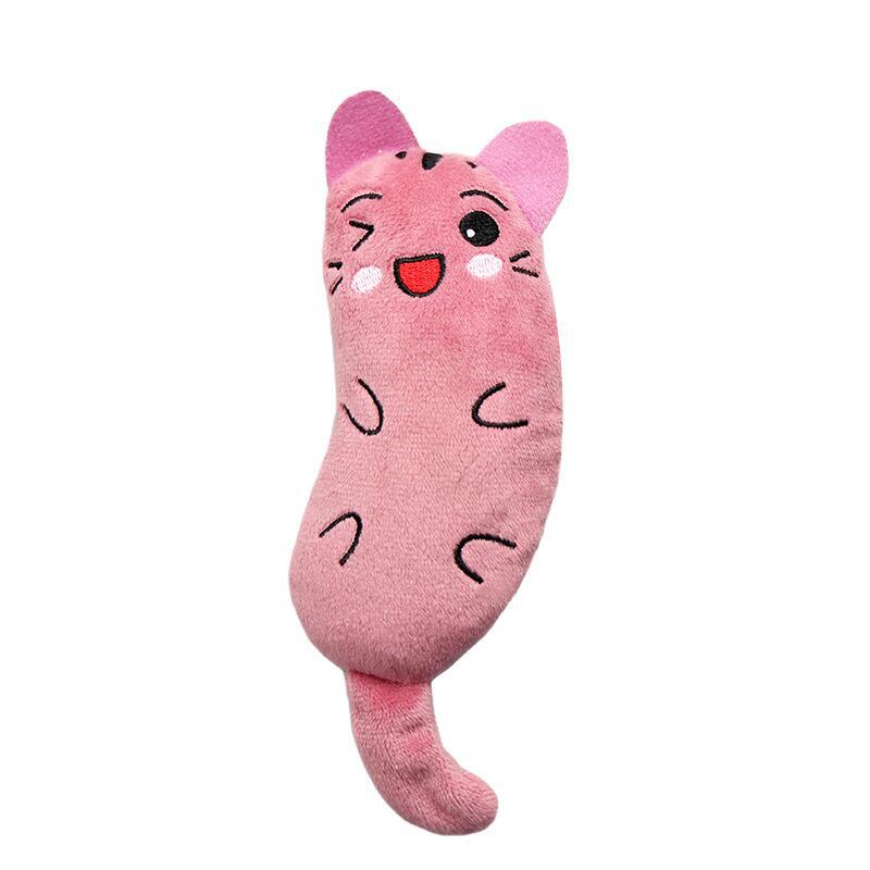 Squeaking Plush Chew Toy with Catnip