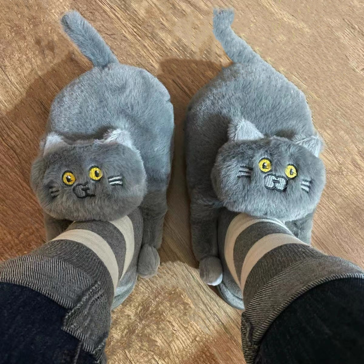 Crazy Cat Extra Soft Slippers