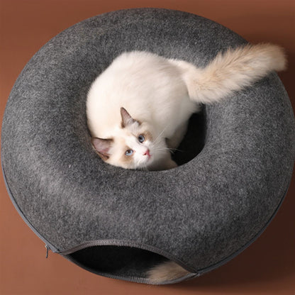 Crazy Donut Cat Tunnel
